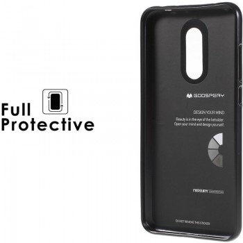 Juodas goospery guminis idėklas (REDMI 5 PLUS)